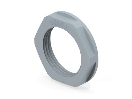 Entrelec Grey UL 94 V2 PA 6 Cable Gland Locknut, M25 Thread [1SNG607011R0000]; 274-8951