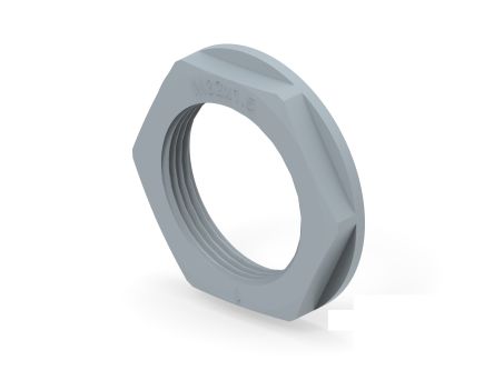 Entrelec Grey UL 94 V2 PA 6 Cable Gland Locknut, M32 Thread [1SNG607014R0000]; 274-8956