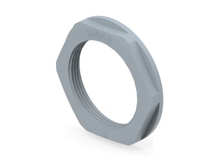 Entrelec Grey UL 94 V2 PA 6 Cable Gland Locknut, M40 Thread [1SNG607017R0000]; 274-8958