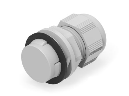 Entrelec 1SNG Series Light Grey PA 6 Cable Gland, 11mm min., 21mm max., IP66, IP68 [1SNG622025R0000]; 274-9002