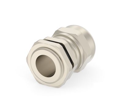 Entrelec 1SNG Series Brass Brass, CR, NBR, PA 6 Cable Gland, M20 Thread, 6mm min., 12mm max., IP66, IP68 [1SNG625012R0000]; 274-9008