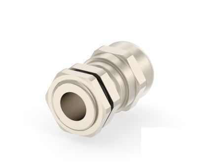 Entrelec 1SNG Series Brass Brass, CR, NBR, PA 6 Cable Gland, PG9 Thread, 4mm min., 8mm max., IP66, IP68 [1SNG625060R0000]; 274-9014