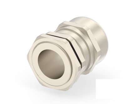 Entrelec 1SNG Series Brass Brass, CR, NBR, PA 6 Cable Gland, PG21 Thread, 13mm min., 18mm max., IP66, IP68 [1SNG625076R0000]; 274-9022