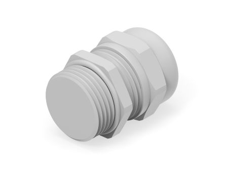Entrelec 1SNG Series Light Grey PA 6 Cable Gland, M16 Thread, 4mm min., 8mm max., IP66, IP68 [1SNG626016R0000]; 274-9025