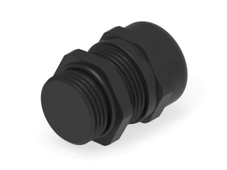 Entrelec 1SNG Series Black PA 6 Cable Gland, M16 Thread, 4mm min., 8mm max., IP66, IP68 [1SNG626018R0000]; 274-9030