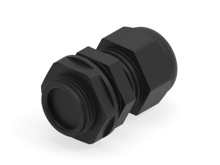 Entrelec 1SNG Series Black PA 6 Cable Gland, M20 Thread, 6mm min., 12mm max., IP66, IP68 [1SNG626039R0000]; 274-9036
