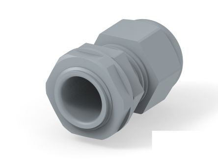 Entrelec 1SNG Series Grey PA 6 Cable Gland, PG11 Thread, 5mm min., 10mm max., IP66, IP68 [1SNG626152R0000]; 274-9061