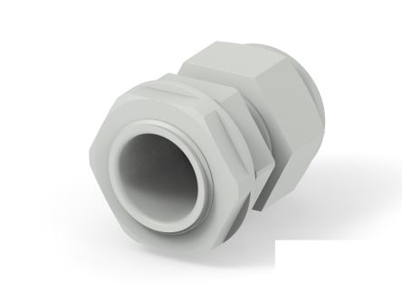 Entrelec 1SNG Series Light Grey PA 6 Cable Gland, PG16 Thread, 10mm min., 14mm max., IP66, IP68 [1SNG626163R0000]; 274-9071