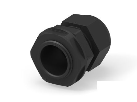 Entrelec 1SNG Series Black PA 6 Cable Gland, PG16 Thread, 10mm min., 14mm max., IP66, IP68 [1SNG626165R0000]; 274-9077