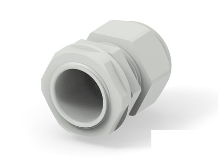 Entrelec 1SNG Series Light Grey PA 6 Cable Gland, PG21 Thread, 13mm min., 18mm max., IP66, IP68 [1SNG626169R0000]; 274-9079
