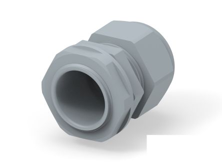 Entrelec 1SNG Series Grey PA 6 Cable Gland, PG21 Thread, 13mm min., 18mm max., IP66, IP68 [1SNG626170R0000]; 274-9081