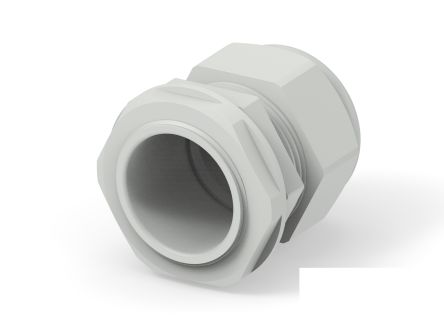 Entrelec 1SNG Series Light Grey PA 6 Cable Gland, PG29 Thread, 18mm min., 25mm max., IP66, IP68 [1SNG626175R0000]; 274-9084