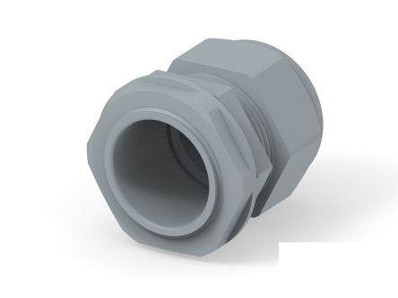 Entrelec 1SNG Series Grey PA 6 Cable Gland, PG29 Thread, 18mm min., 25mm max., IP66, IP68 [1SNG626176R0000]; 274-9087