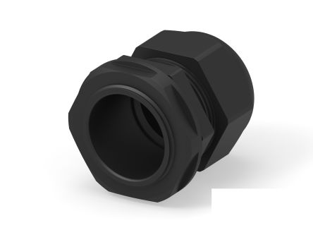 Entrelec 1SNG Series Black PA 6 Cable Gland, PG29 Thread, 18mm min., 25mm max., IP66, IP68 [1SNG626177R0000]; 274-9088