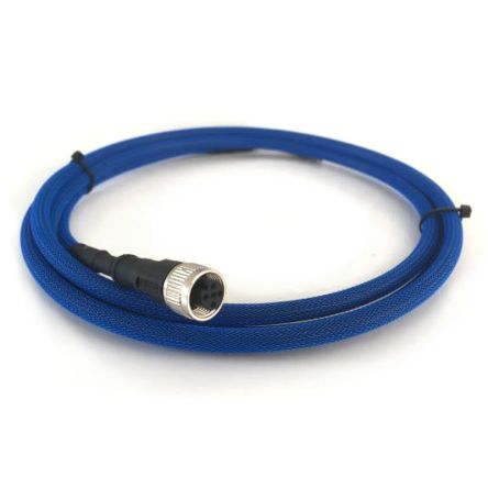 Hauber Elektronik M12 4-pin Sensor Cable, 5m Cable Length for Use with HE100.02 Ex [11142]; 275-2271