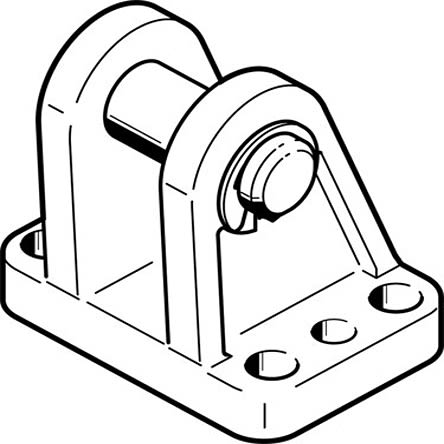 Festo Foot LBG-80-R3 [LBG-80-R3]; 275-2781