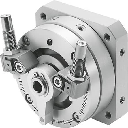 Festo DSM Series 10 bar Double Action Pneumatic Rotary Actuator, 240° Rotary Angle, 40mm Bore [DSM-40-270-CC-A-B]; 275-3179