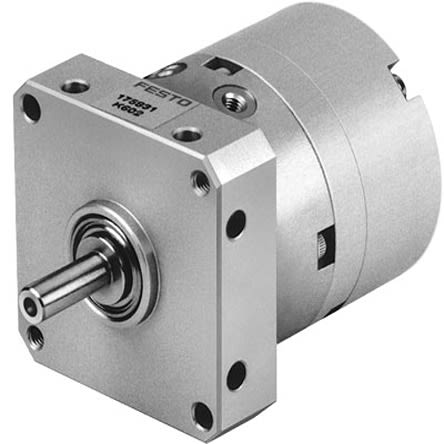 Festo DSM Series 8 bar Double Action Pneumatic Rotary Actuator, 180° Rotary Angle, 6mm Bore [DSM-6-180-P-FF]; 275-3196