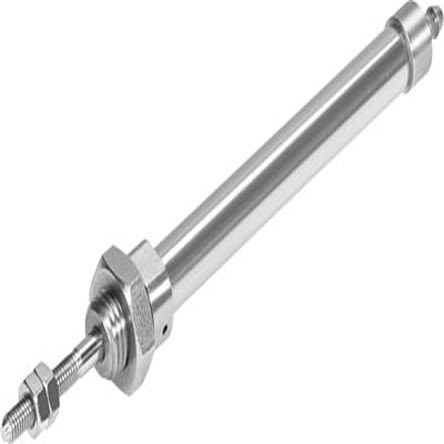 Festo Pneumatic Piston Rod Cylinder - 15892, 6mm Bore, 10mm Stroke, EG Series, Single Acting [EG-6-10-PK-3]; 275-3258