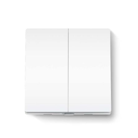 TP-Link White Smart Light Switch, 1 Way, 2 Gang, Tapo S220 [Tapo S220]; 275-3547
