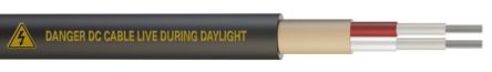 RS PRO Flexible Multicore 4 mm² 2 Core Double Insulated Cable, Black Tuff, 50m [0]; 275-3848