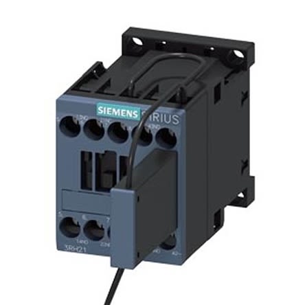 Siemens SIRIUS 3RH2 Contactor Relay, 220 V dc Coil, 4-Pole, 10 A, 2NO + 1NC, 690 V ac [3RH2122-1KM40-0LA4]; 275-3919