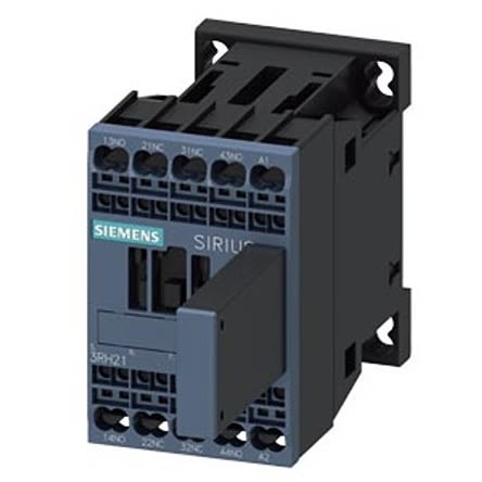 Siemens SIRIUS 3RH2 Contactor Relay, 230 V ac Coil, 4-Pole, 10 A, 2NO + 2NC, 690 V ac [3RH2122-2EP00]; 275-3935