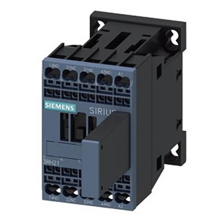 Siemens SIRIUS 3RH2 Contactor Relay, 230 V ac Coil, 4-Pole, 10 A, 2NO + 2NC, 690 V ac [3RH2122-2EP00-1AA0]; 275-3936