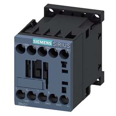 Siemens SIRIUS 3RH2 Contactor Relay, 220 V ac Coil, 4-Pole, 10 A, 3NO + 1NC, 690 V ac [3RH2131-1AN00]; 275-3973