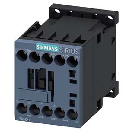 Siemens SIRIUS 3RH2 Contactor Relay, 400 V ac Coil, 4-Pole, 10 A, 3NO + 1NC, 690 V ac [3RH2131-1AR60]; 275-3976