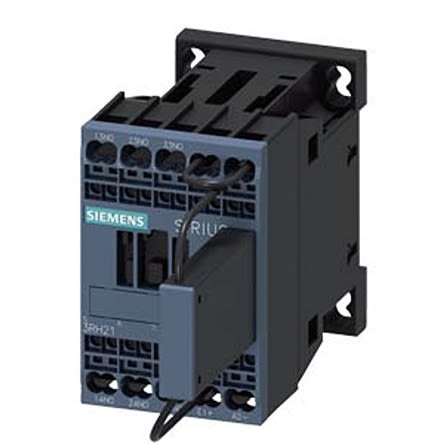 Siemens SIRIUS 3RH2 Contactor Relay, 110 V dc Coil, 3-Pole, 10 A, 3NO, 690 V ac [3RH2131-2LF40-0LA0]; 275-4008