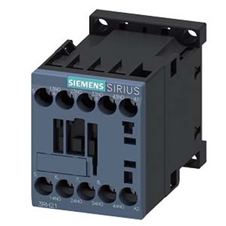 Siemens SIRIUS 3RH2 Contactor Relay, 277 V ac Coil, 4-Pole, 10 A, 4NO, 690 V ac [3RH2140-1AU60]; 275-4025