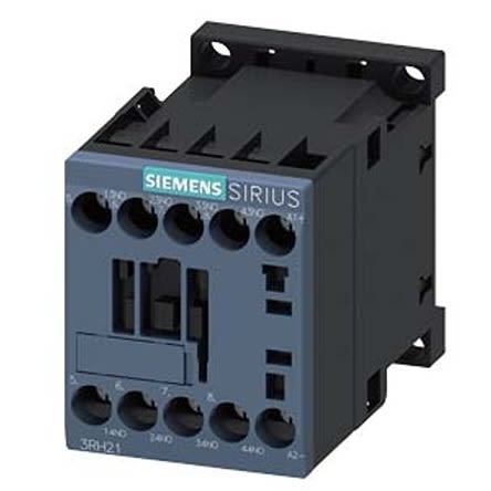 Siemens SIRIUS 3RH2 Contactor Relay, 42 V dc Coil, 4-Pole, 10 A, 4NO, 690 V ac [3RH2140-1BD40]; 275-4030