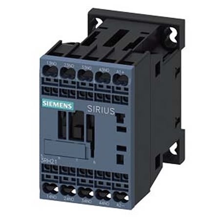 Siemens SIRIUS 3RH2 Contactor Relay, 230 V dc Coil, 4-Pole, 10 A, 4NO, 690 V ac [3RH2140-2BP40]; 275-4046