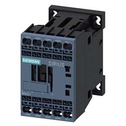 Siemens SIRIUS 3RH2 Contactor Relay, 72 V dc Coil, 4-Pole, 10 A, 4NO, 690 V ac [3RH2140-2LJ80]; 275-4054