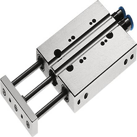 Festo Pneumatic Guided Cylinder - 189465, 6mm Bore, 25mm Stroke, DFC Series, Double Acting [DFC-6-25-P-A-KF]; 275-4392