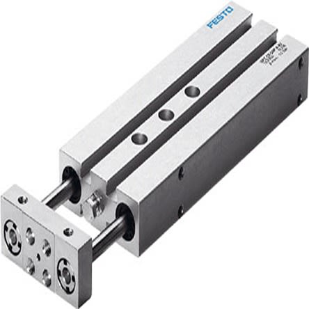 Festo Pneumatic Guided Cylinder - 32687, 16mm Bore, 25mm Stroke, DPZ Series, Double Acting [DPZ-16-25-P-A]; 275-4417