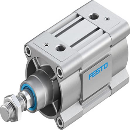 Festo ISO Standard Cylinder - 3656632, 80mm Bore, 25mm Stroke, DSBC Series, Double Acting [DSBC-80-25-D3-PPVA-N3]; 275-4626