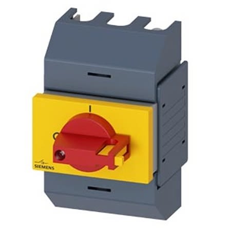 Siemens 3 Pole DIN Rail Switch Disconnector - 32A Maximum Current, 11kW Power Rating, IP10 [3KD0233-2KG20-3]; 275-4939