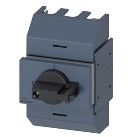Siemens 3 Pole DIN Rail Switch Disconnector - 63A Maximum Current, IP10 [3KD0332-2KG20-3]; 275-4945