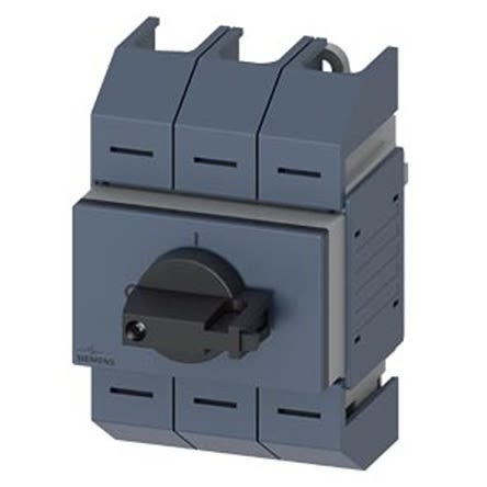 Siemens 3 Pole DIN Rail Switch Disconnector - 63A Maximum Current, 15kW Power Rating, IP10 [3KD0332-2LG20-3]; 275-4946