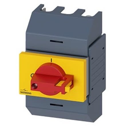 Siemens 3 Pole DIN Rail Switch Disconnector - 63A Maximum Current, IP10 [3KD0333-2KG20-3]; 275-4947