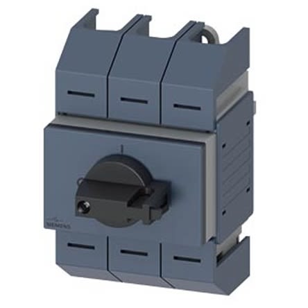 Siemens 3 Pole DIN Rail Switch Disconnector - 80A Maximum Current, 18.5kW Power Rating, IP10 [3KD0432-2LG20-3]; 275-4953