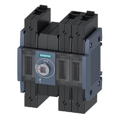 Siemens 3 Pole DIN Rail Switch Disconnector - 80A Maximum Current, 55kW Power Rating, IP20 [3KD2830-2ME20-0]; 275-4987