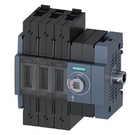 Siemens 3 Pole DIN Rail Switch Disconnector - 80A Maximum Current, 55kW Power Rating, IP20 [3KD2834-2ME40-0]; 275-4992