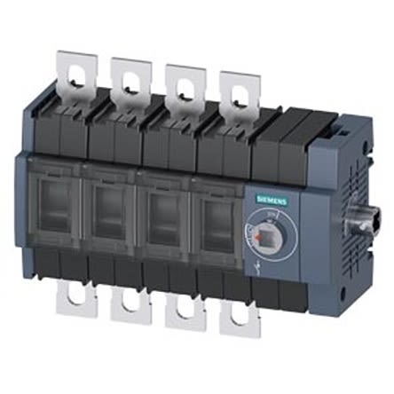 Siemens 4 Pole DIN Rail Switch Disconnector - 80A Maximum Current, 55kW Power Rating, IP00, IP20 [3KD2844-0NE40-0]; 275-4999
