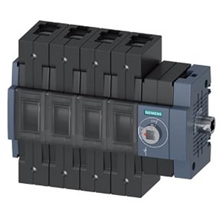 Siemens 4 Pole DIN Rail Switch Disconnector - 80A Maximum Current, 55kW Power Rating, IP20 [3KD2844-2NE40-0]; 275-5003