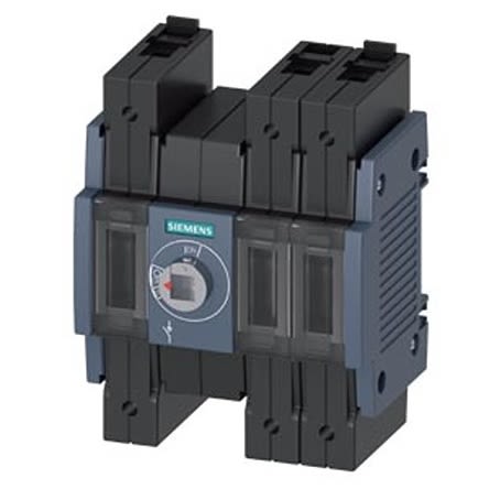 Siemens 3 Pole DIN Rail Switch Disconnector - 100A Maximum Current, 55kW Power Rating, IP20 [3KD3030-2ME20-0]; 275-5006