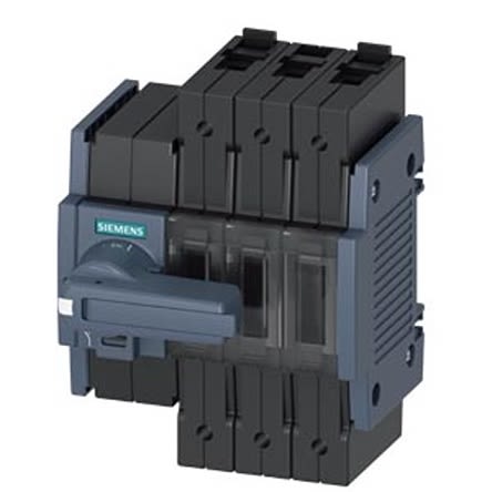 Siemens 3 Pole DIN Rail Switch Disconnector - 100A Maximum Current, 55kW Power Rating, IP20 [3KD3032-2ME10-0]; 275-5007