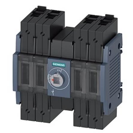 Siemens 4 Pole DIN Rail Switch Disconnector - 100A Maximum Current, 55kW Power Rating, IP20 [3KD3040-2ME20-0]; 275-5014